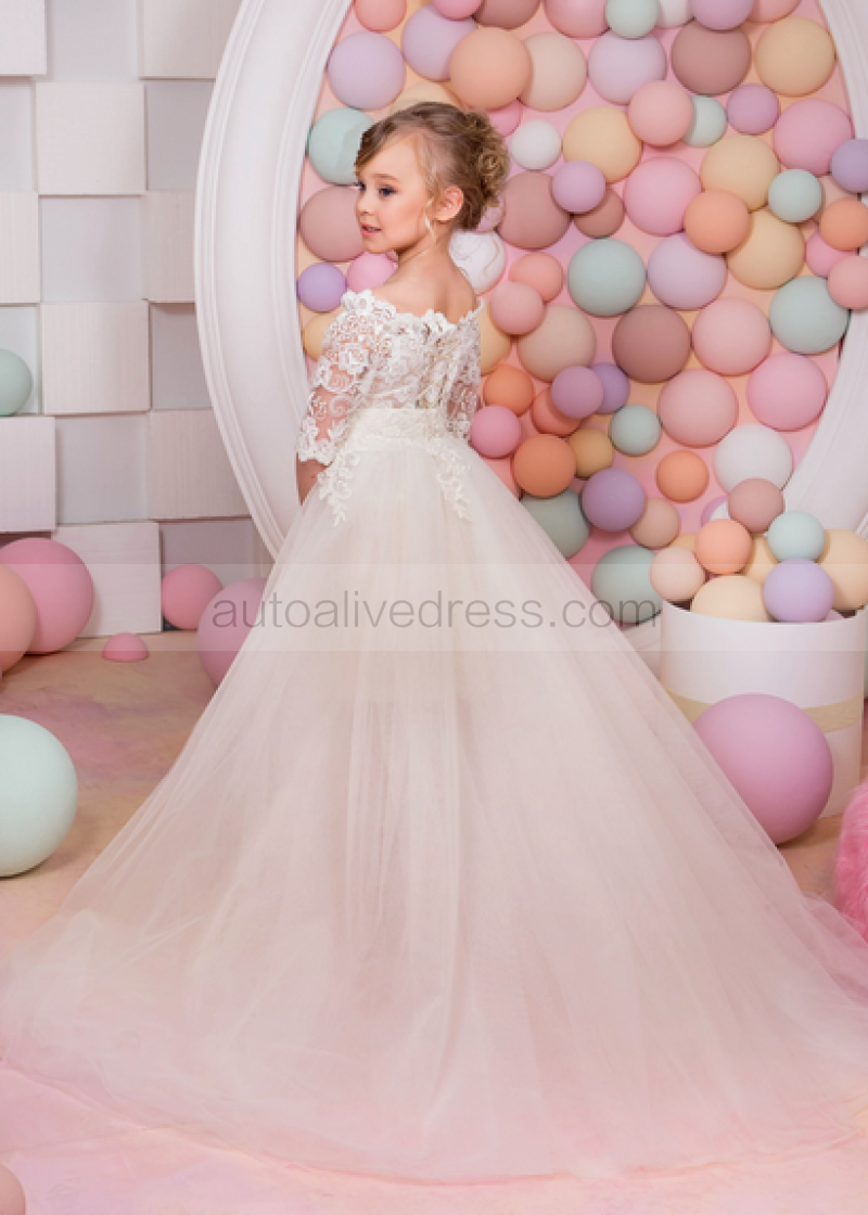 Lace Flower Girl Dresses